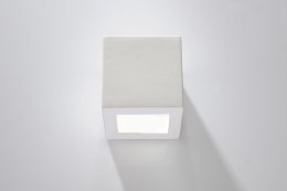 Kinkiet ceramiczny LEO biały lampa ścienna dekoracyjna - Sollux Lighting
