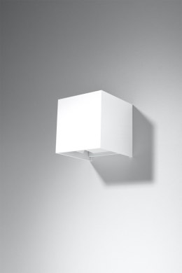 Aluminiowy kinkiet LUCA biały lampa ścienna dekoracyjna LED IP54 - Sollux Lighting