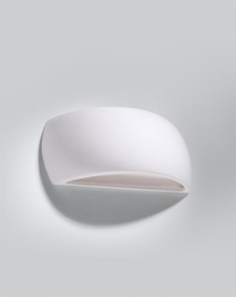 Kinkiet ceramiczny PONTIUS piały półokrągły - Sollux Lighting